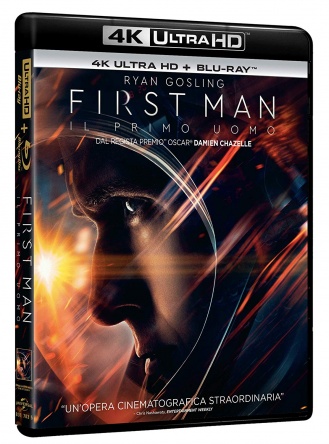 Locandina italiana DVD e BLU RAY First Man - Il primo uomo 